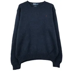 古着 ラルフローレン Ralph Lauren POLO by Ralph Lauren コットンニットセーター メンズXL相当/eaa608102