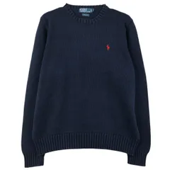 古着 ラルフローレン Ralph Lauren POLO by Ralph Lauren コットンニットセーター メンズM相当/eaa608103