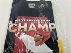 [未使用]大谷翔平 2023 ア・リーグ ホームラン王 記念Tシャツ ロサンゼルス・エンゼルス 黒　Sサイズ