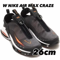 NIKE W AIR MAX CRAZE ナイキ エア マックス クレイズ ブラック/ホワイト/プラチナムティント/ブライトシトラス FZ2089-001 26cm