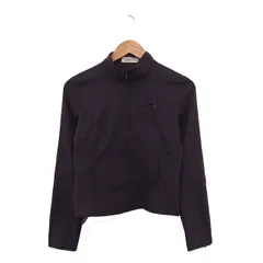 ロイスクレヨン Lois CRAYON ジャケット ハイネック ジップアップ 長袖 コットン シンプル M ブラウン 茶 /KT30