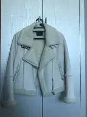 CRANK アイボリー ムートン ジャケット