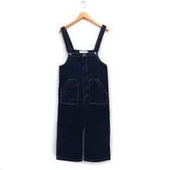 レイビームス Ray Beams オーバーオール ロング丈  無地 綿混 0 ネイビー 紺 /FT8