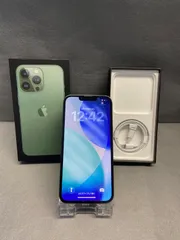 美品　国内版　SIMフリー　iPhone13 Pro 256GB アルパイングリーン色