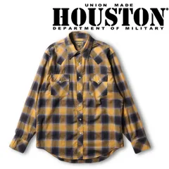 UNIVERAD72/ユニバード 41292 OMBRE CHECK WESTERN SHIRT / オンブレチェックウエスタンシャツ YELLOW