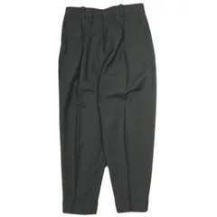 Acne Studios アクネストゥディオズ 1P Tapered Fit Trousers モヘアブレンド1タックトラウザーズ FN-MN-TROU000388 44 BLACK パンツ BK0301 ワイド テーパード スラックス ボトムス g23958のサムネイル