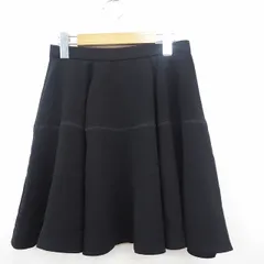 フレイアイディー FRAY I.D フレアスカート ひざ丈 無地 シンプル 1 ブラック 黒 /MT50