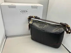#ココセリュックスゴールド COCOCELUX GOLD/ハンドバッグ/パイソン製/ブラック 