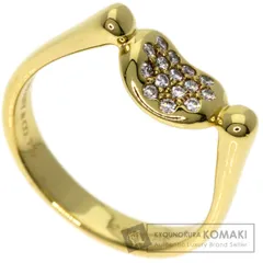 TIFFANY&Co. ティファニー ビーン ダイヤモンド リング・指輪 K18YG レディース [中古]