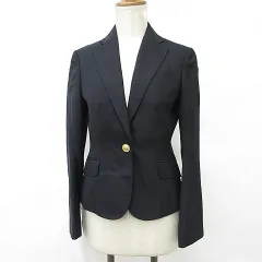 ザ・スーツカンパニー THE SUIT COMPANY ジャケット テーラージャケット シングル 1B 背抜き 毛 黒 ブラック 38