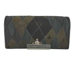 ヴィヴィアンウエストウッドロンドン Vivienne Westwood LONDON アーガイル柄 二つ折り 長財布 レディース 表記無 