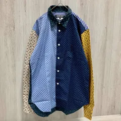 COMME des GARCONS HOMME DEUX/長袖シャツ/15SS/AD2014/D0-B033/マルチカラー 総柄　コムデギャルソン　オム　ドゥ