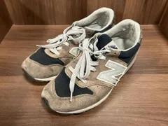 new balance ニューバランス スニーカー M996NAV USA製 ブラウン ネイビー M996 27.5cm 色あせ 内側かかと破れ