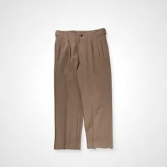 YOKE ヨーク / 2TUCK WIDE GURKHA TROUSERS ブラウン 参考定価：30,000+tax  SIZE:3