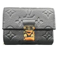 LOUIS VUITTON 現行品 展示品級 ルイヴィトン ポルトフォイユ メティス コンパクト モノグラムアンプラント ノワール 三つ折り財布 M80880 レザー RFID確認済 LV SAランク 中古 鑑定済 ヴィトン財布【定価160,600円】