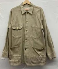 BEAMS ビームス　デニム　ジャケット　カバーオール　アウター　日本製　ベージュ系　サイズM 