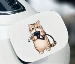 2㊵ステッカー 猫 ねこ ネコ 可愛い 車 装飾 猫好き 面白い 動物可愛い