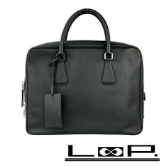 プラダ ■美品■ ハンド バッグ ブリーフケース ビジネス 仕事 サフィアーノ ブラック 2VE088 【540165】10
