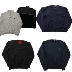 古着卸 まとめ売り ブランドMIX セーター 5枚セット (メンズ 2XL ) オービス オールドネイビー エディーバウアー 中古 古着 ND6482