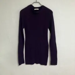 SYSTEM パープル ゴージ ニット