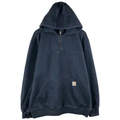 古着 カーハート Carhartt Loose Fit スウェットハーフジップパーカー メンズXL相当/eaa458708