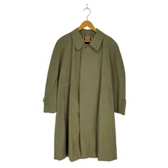 バーバリーズ BURBERRYS 英国製 裏地ノバチェック 比翼ステンカラーコート メンズ 表記無 