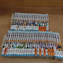 ★【未開封3冊】ハイキュー!!　1～45巻・33.5巻＋コンプリートガイドブック排球本　コミック全巻セット　古舘春一《HZ31E》