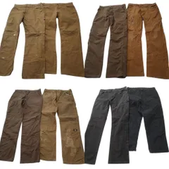 古着卸 まとめ売り ディッキーズ Dickies ダック ペインター パンツ 8枚セット (メンズ 34 ) ダブルニー ペンキ 中古 古着 ND1464
