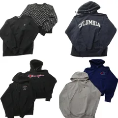 古着卸 まとめ売り チャンピオン Champion リバースウィーブ スウェット 7枚セット (メンズ S ) クルーネック アーチロゴ 中古 古着 ND4269
