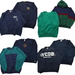 古着卸 まとめ売り オールド スウェット 8枚セット (メンズ XL ) ラッセル フルーツオブザルーム フーディー 中古 古着 ND4225