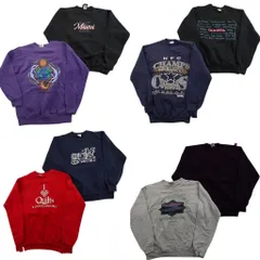 古着卸 まとめ売り USA製 スウェット 8枚セット (メンズ M ) カウボーイズ プロチーム ヘインズ Lee 中古 古着 ND4327