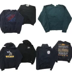 古着卸 まとめ売り チャンピオン Champion スウェット 7枚セット (メンズ M ) ハーフジップ スタンドカラー フーディー 中古 古着 ND4343