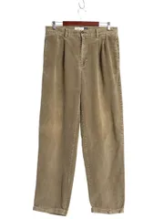 【お得なクーポン配布中!】 00s オールド ギャップ 太畝 コーデュロイ パンツ メンズ 33 34 / ストレート ツータック コットン スラックス ボトムス 裾ダブル ゆったり