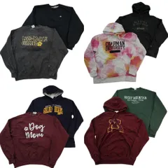 古着卸 まとめ売り チャンピオン Champion スウェット 8枚セット (メンズ L ) カレッジ風 フーディー タイダイ柄 中古 古着 ND4443