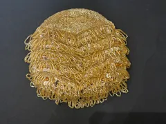 ビーズスパンコール ゴールドポシェット