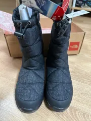 THE NORTH FACE ザノースフェイス ブラック ダウン ショートブーツ 230