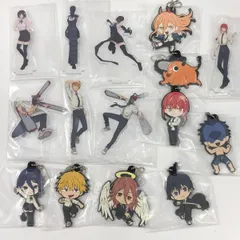 【中古】まとめ)チェンソーマン 一番くじ Ｇ賞アクリルスタンド Ｉ賞ラバーストラップ レゼ 天使 デンジ マキマ アキ パワー等[22]