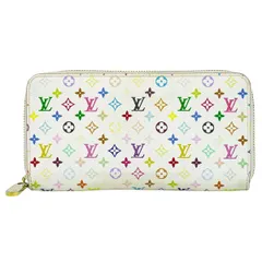 本物 ルイヴィトン LOUIS VUITTON LV ジッピーウォレット モノグラム マルチカラー 長財布 ブロン M60241 ビトン 財布 ウォレット 中古・
