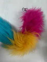 カラー 꼬리 キーホルダー scene Kitsch Look