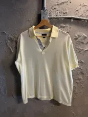 バーバリー BURBERRY ゴルフ コットン ピケ 半袖 ポロシャツ レモン