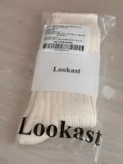 (新品まとめ売り)LOOKAST MIA クルー ソックス アイボリー