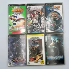 ■PSPソフト6本セット パワプロ モンハン FF他 まとめ売り