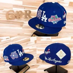 【ニューエラ×ドジャース】オールオーバー チャンピオン マルチロゴ キャップ 青