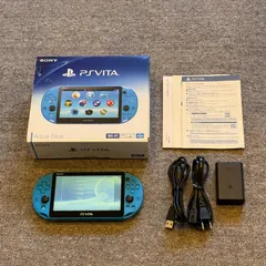 1-154【極美品】PSVITA PCH-2000 アクアブルー 箱付き