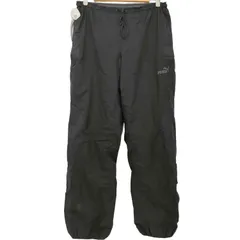 プーマ PUMA 90s ロゴ刺繍 切替 裾ドローコード シェルパンツ トラックパンツ メンズ JPN：S 