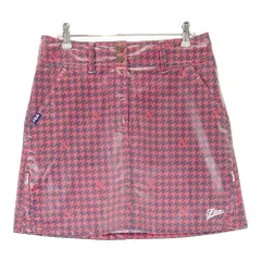 サイズ：L FILA GOLF フィラゴルフ  スカート 千鳥柄 レッド系 [240101609555] ゴルフウェア レディース ストスト