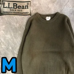 T7492 L.L.Bean コットン　ニットセーター　アウトドア　古着