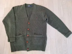 ポロ ラルフローレン ケーブル編み カーディガン