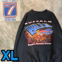 T7493 LOGO 7 スウェット　NFL カレッジ　90's 古着