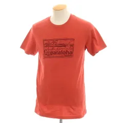 【中古】パタゴニア patagonia コットン クルーネック 半袖Ｔシャツ レッド【サイズS】【メンズ】